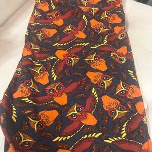 Colorful Owl Patterned Leggings